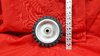6" x 2" Serrated Rubber Contact Wheel with 1/2" Bearings for 2x72 Grinder
